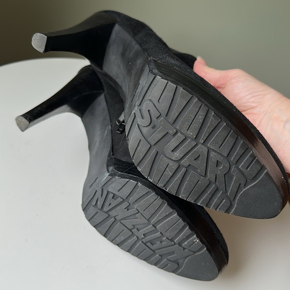 Stuart Weitzman Black Heeled Boots - Picture 2 of 16